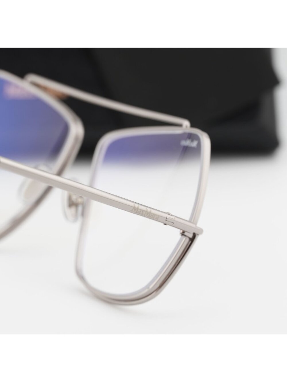 Max Mara MM5118-B 014 Butterfly Eyeglasses 58mm - Silver - Picture 10 of 11
